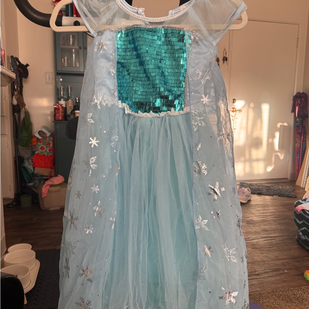 Elsa Disney Ice Princess Costume in Blue and Silver